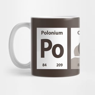 Poop Chemical Element Mug